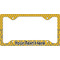 Damask & Moroccan License Plate Frame - Style C