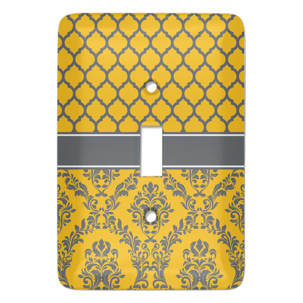 Custom Damask & Moroccan Light Switch Cover (Single Toggle)
