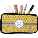 Damask & Moroccan Makeup / Cosmetic Bag - Small (Personalized)