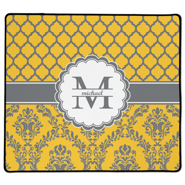 Custom Damask & Moroccan XL Gaming Mouse Pad - 18" x 16" (Personalized)