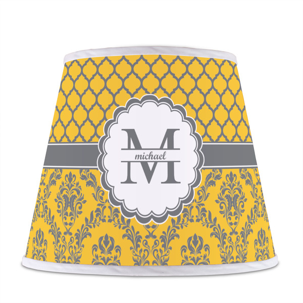Damask & Moroccan Poly Film Empire Lampshade - Front View