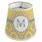 Damask & Moroccan Poly Film Empire Lampshade - Angle View