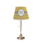 Damask & Moroccan Poly Film Empire Lampshade - On Stand