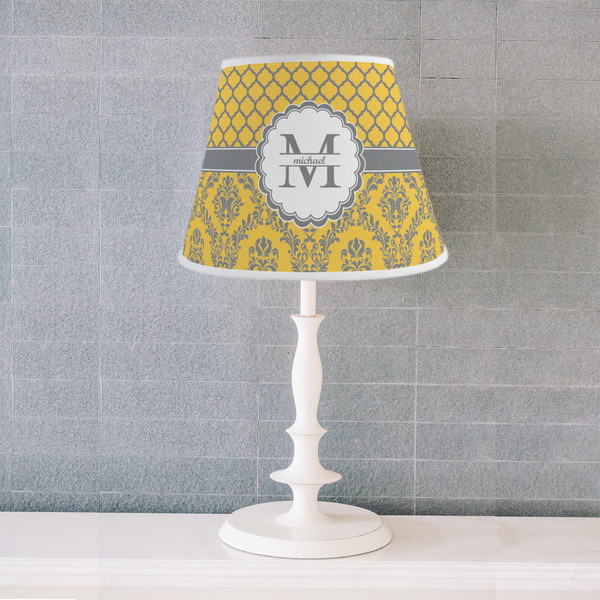Damask & Moroccan Poly Film Empire Lampshade - Lifestyle