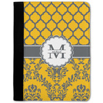 Damask & Moroccan Notebook Padfolio w/ Name and Initial