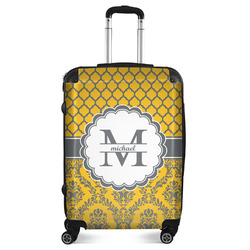 Damask & Moroccan Suitcase - 24" Medium - Checked (Personalized)