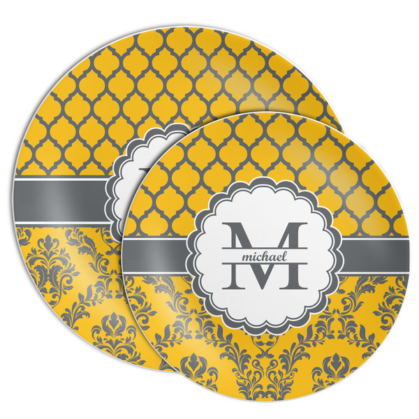 Damask & Moroccan Melamine Plates - PARENT/MAIN