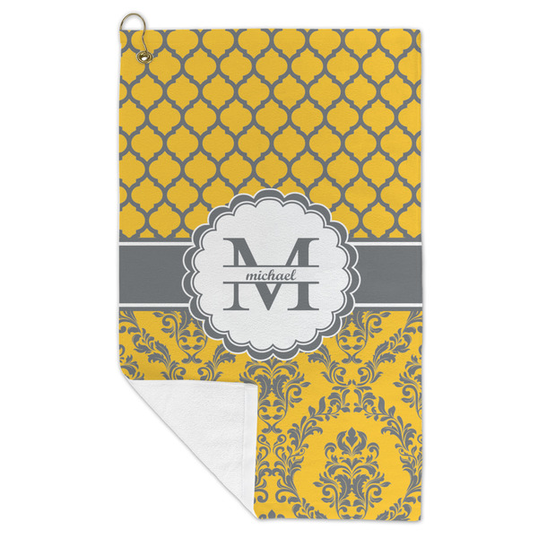 Damask & Moroccan Microfiber Golf Towels - FOLD