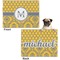 Damask & Moroccan Microfleece Dog Blanket - Regular - Front & Back