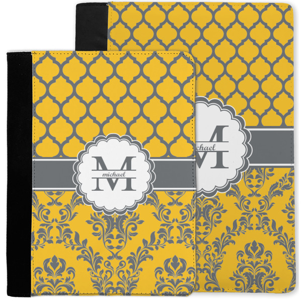Damask & Moroccan Notebook Padfolio - MAIN