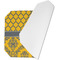 Damask & Moroccan Octagon Placemat - Single front (folded)