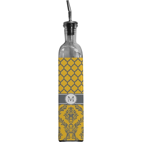 Custom Damask & Moroccan Oil Dispenser Bottle (Personalized)