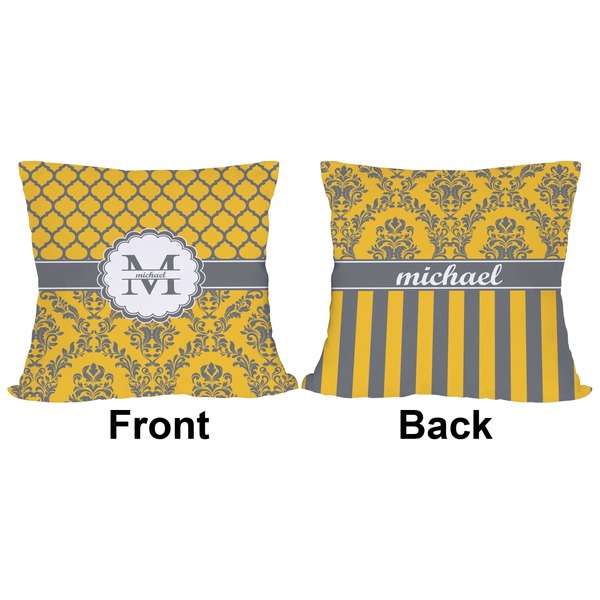 Damask & Moroccan Outdoor Pillow - 20x20