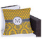 Damask & Moroccan Outdoor Pillow - 18" (Personalized)