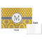 Damask & Moroccan Disposable Paper Placemat - Front & Back