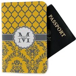 Damask & Moroccan Passport Holder - Fabric (Personalized)