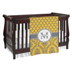 Damask & Moroccan Baby Blanket (Personalized)