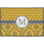 Damask & Moroccan Door Mat - 36"x24" (Personalized)