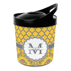 Damask & Moroccan Plastic Ice Bucket (Personalized)