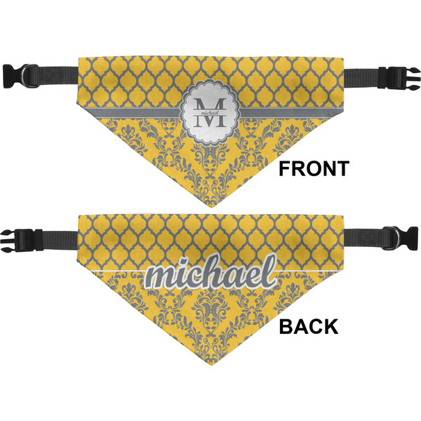 Damask & Moroccan Pet Bandana Approval