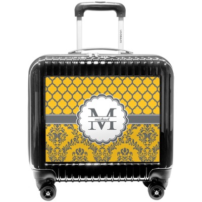 Custom Damask & Moroccan Pilot / Flight Suitcase (Personalized)