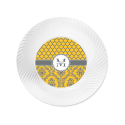 Damask & Moroccan Plastic Party Appetizer & Dessert Plates - 6" (Personalized)