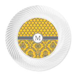 Damask & Moroccan Plastic Party Dinner Plates - 10" (Personalized)