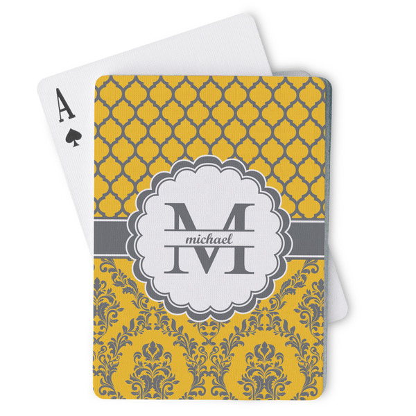 Custom Damask & Moroccan Playing Cards (Personalized)