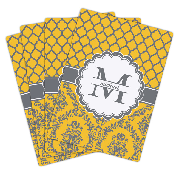 Damask & Moroccan Playing Cards - Hand Back View