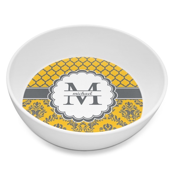 Custom Damask & Moroccan Melamine Bowl - 8 oz (Personalized)
