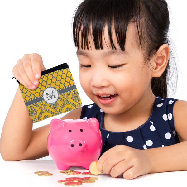 Damask & Moroccan Rectangular Coin Purses - LIFESTYLE (child)