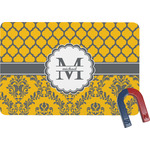 Damask & Moroccan Rectangular Fridge Magnet (Personalized)