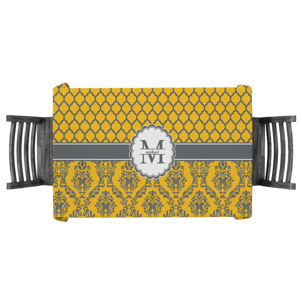 Custom Damask & Moroccan Tablecloth - 58"x58" (Personalized)