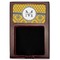 Damask & Moroccan Red Mahogany Sticky Note Holder - Flat