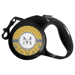 Damask & Moroccan Retractable Dog Leash (Personalized)