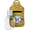 Damask & Moroccan Sanitizer Holder Keychain - Small with Case