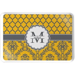 Damask & Moroccan Serving Tray (Personalized)