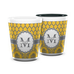 Damask & Moroccan Ceramic Shot Glass - 1.5 oz (Personalized)
