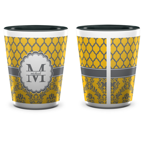 Damask & Moroccan Shot Glass - Two Tone - APPROVAL