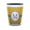 Damask & Moroccan Shot Glass - Two Tone - FRONT