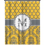 Damask & Moroccan Extra Long Shower Curtain - 70"x84" (Personalized)