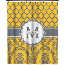 Damask & Moroccan Extra Long Shower Curtain - 70"x84" (Personalized)