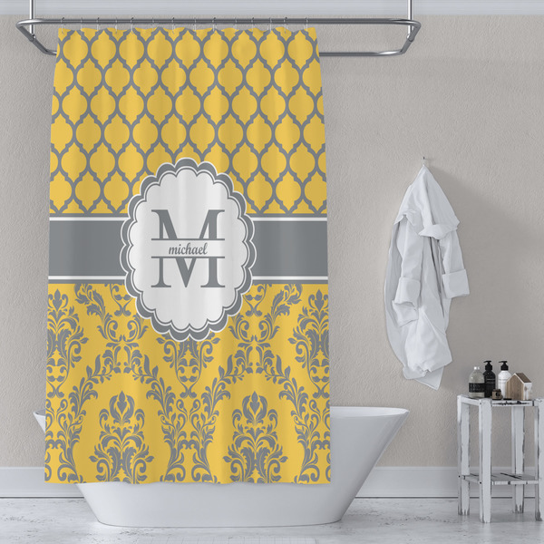 Damask & Moroccan Shower Curtain Lifestyle