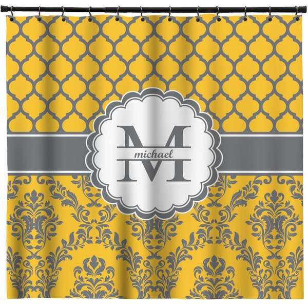 Custom Damask & Moroccan Shower Curtain - Custom Size (Personalized)
