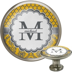 Damask & Moroccan Cabinet Knob (Personalized)