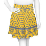 Damask & Moroccan Skater Skirt - Medium