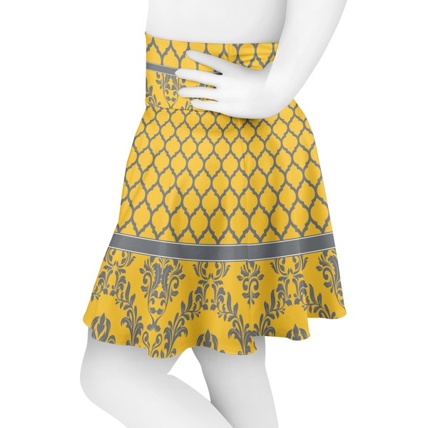 Damask & Moroccan Skater Skirt - Side