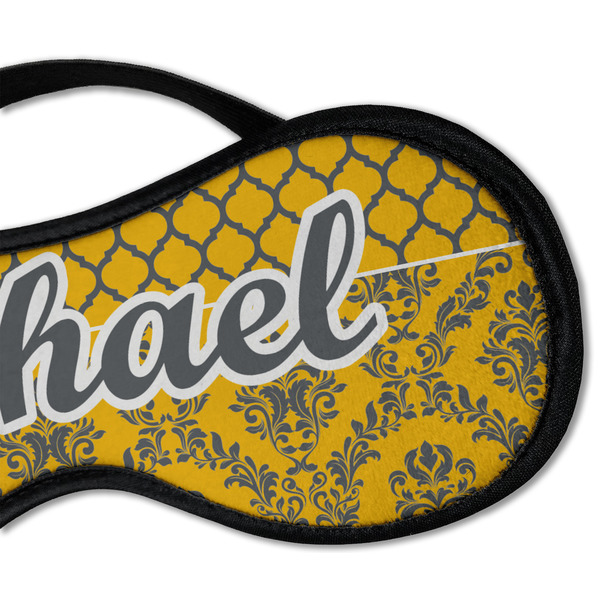 Damask & Moroccan Sleeping Eye Mask - DETAIL Large