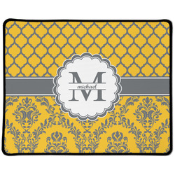 Damask & Moroccan Large Gaming Mouse Pad - 12.5" x 10" (Personalized)