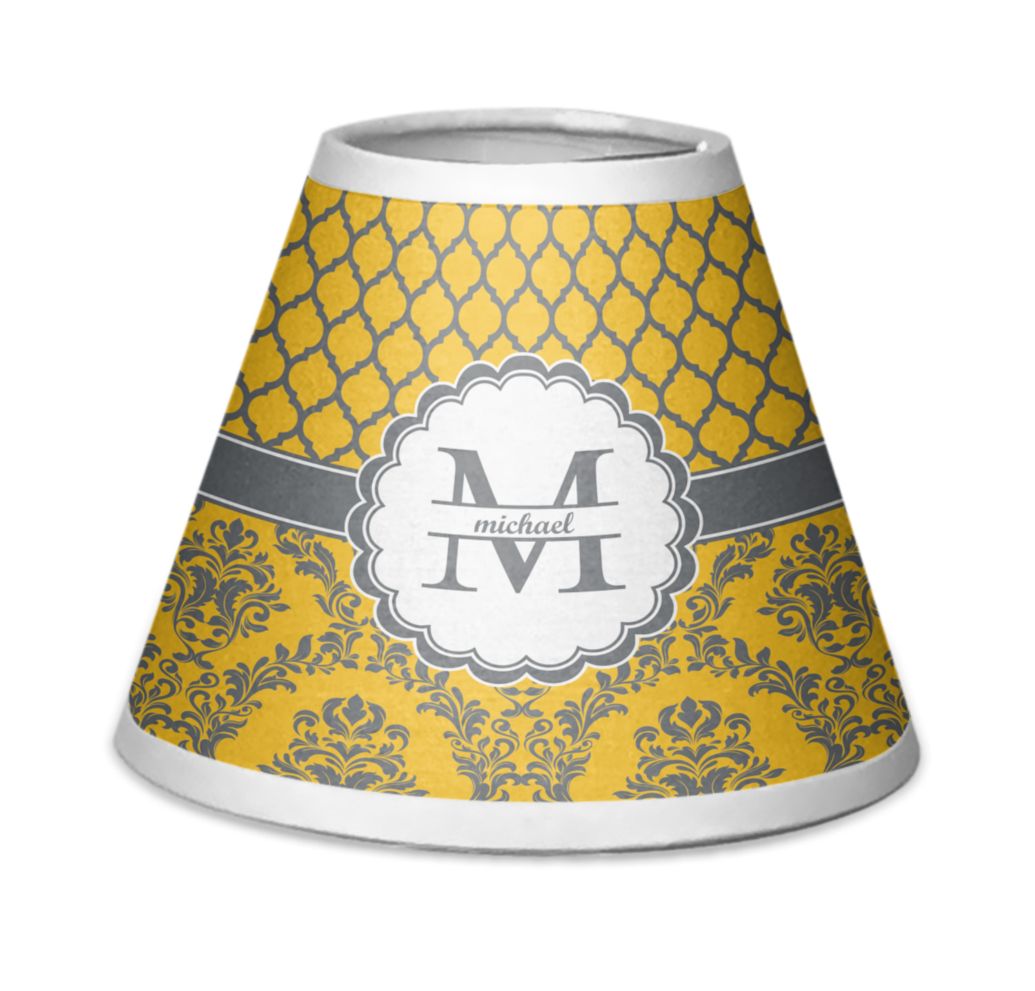 Damask & Moroccan Chandelier Lamp Shade (Personalized) YouCustomizeIt
